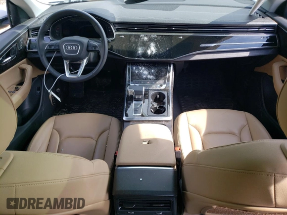 2023 Audi Q8 Premium with VIN WA1AVBF10PD024362, listed as a Copart auction lot 56148275 with 38,853 mi miles and Salvage title. Bid and sale history available at DreamBid. Image 8.