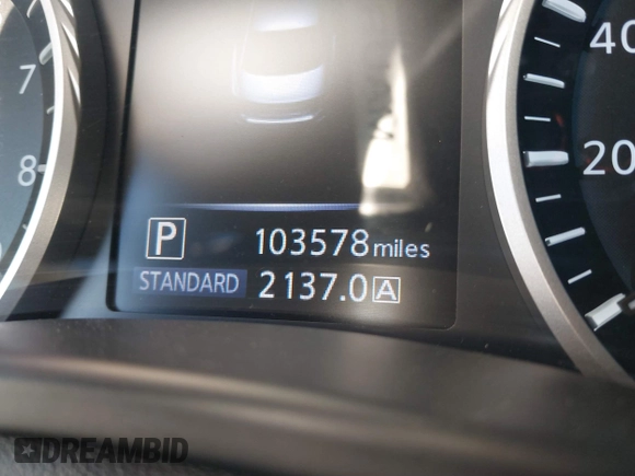 2018 Infiniti Q50 3.0t LUXE with VIN JN1EV7AP7JM363310, listed as a IAAI auction lot 40924400 with 103,578 mi miles. Bid and sale history available at carsss.com. Image 15.
