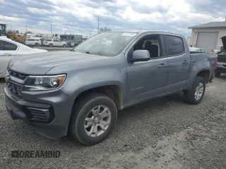 2021 Chevrolet Colorado 4WD LT z VIN 1GCGTCEN2M1209428, wystawiony jako Copart lot #49702065 z przebiegiem 70 107 mil mil oraz Szkoda całkowita • Salvage title. Historia ofert i sprzedaży dostępna na DreamBid. Obrazek 1.