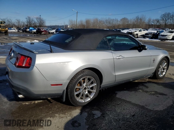 2010 Ford Mustang V6 with VIN 1ZVBP8EN5A5180939, listed as a Copart auction lot 46020915 with 190,797 mi miles and Salvage Title. Bid and sale history available at carsss.com. Image 3.