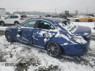2020 Mercedes-Benz C 300 with VIN W1KWF8EB6LR589501, listed as a Copart auction lot 44657325 with 45,383 mi miles and Salvage Title. Bid and sale history available at DreamBid. Image 2.