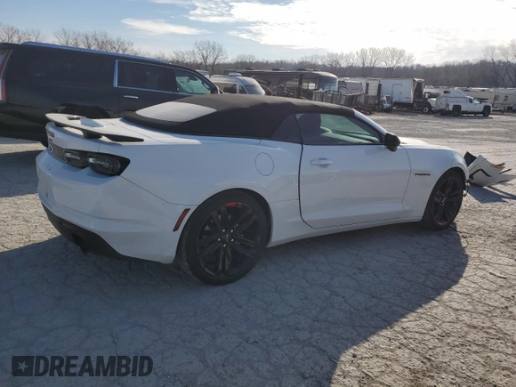2022 Chevrolet Camaro 1LT with VIN 1G1FB3DS9N0131932, listed as a Copart auction lot 84866334 with 44,834 mi miles and Salvage Title. Bid and sale history available at carsss.com. Image 3.