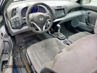 2012 Honda CR-Z with VIN JHMZF1D4XCS004525, listed as a Copart auction lot 50147165 with 193,048 mi miles and Salvage Title. Bid and sale history available at carsss.com. Image 8.