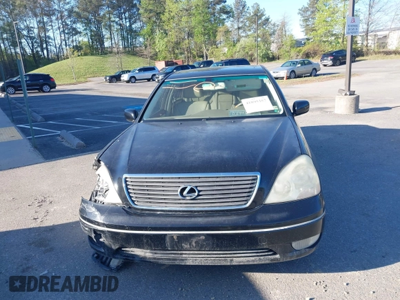 2001 Lexus LS 430 with VIN JTHBN30F710042861, listed as a IAAI auction lot 41895357 with Not Provided miles. Bid and sale history available at carsss.com. Image 11.
