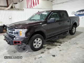 2020 Ford F-150 XL with VIN 1FTEW1E40LFA27240, listed as a Copart auction lot 61198035 with 160,542 mi miles and Clean title. Bid and sale history available at DreamBid. Image 1.