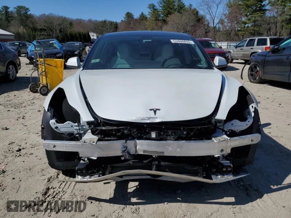 2019 Tesla Model 3 Long Range with VIN 5YJ3E1EB0KF231791, listed as a Copart auction lot 53466855 with Not Provided miles and Salvage Title. Bid and sale history available at DreamBid. Image 5.