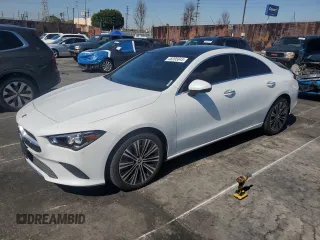 2022 Mercedes-Benz CLA with VIN W1K5J4GB6NN311479, listed as a Copart auction lot 48395845 with 28,343 mi miles and Salvage Title. Bid and sale history available at carsss.com. Image 1.