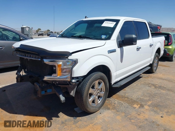 2019 Ford F-150 XL with VIN 1FTEW1C53KKC67450, listed as a IAAI auction lot 41846803 with 50,156 mi miles and . Bid and sale history available at DreamBid. Image 2.