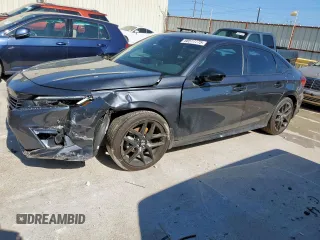 2024 Honda Civic Sport with VIN 2HGFE2F53RH548529, listed as a Copart auction lot 56517775 with 8,462 mi miles and Salvage title. Bid and sale history available at DreamBid. Image 1.