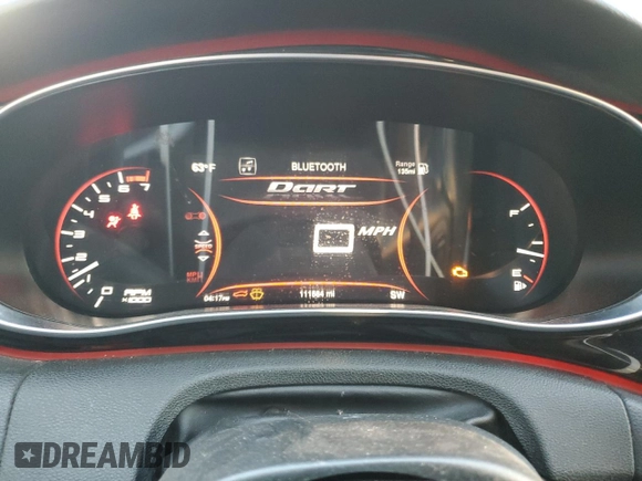 2015 Dodge Dart Aero with VIN 1C3CDFDH0FD243494, listed as a Copart auction lot 82351784 with 111,664 mi miles and Salvage Title. Bid and sale history available at DreamBid. Image 9.