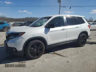 2021 Honda Passport Sport with VIN 5FNYF7H20MB002953, listed as a Copart auction lot 47143665 with 65,428 mi miles and Salvage Title. Bid and sale history available at DreamBid. Image 1.