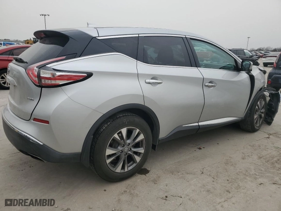 2016 Nissan Murano S with VIN 5N1AZ2MHXGN167898, listed as a Copart auction lot 48128895 with 83,882 mi miles and Salvage Title. Bid and sale history available at carsss.com. Image 3.
