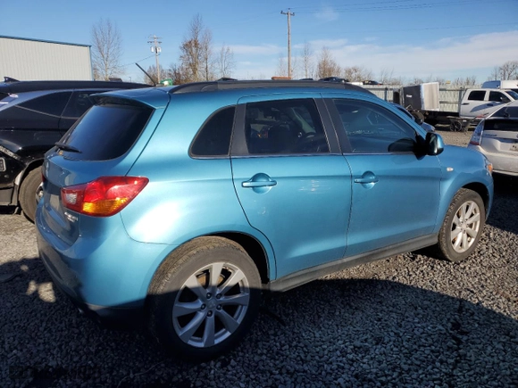 2014 Mitsubishi Outlander Sport SE with VIN 4A4AR4AU1EE011479, listed as a Copart auction lot 87925095 with 133,524 mi miles and Salvage Title. Bid and sale history available at carsss.com. Image 3.