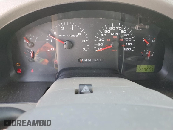 2005 Ford F-150 XLT with VIN 1FTPX14595NA25303, listed as a Copart auction lot 50960805 with 223,385 mi miles and Salvage Title. Bid and sale history available at carsss.com. Image 9.