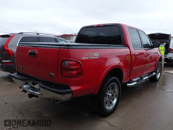 2003 Ford F-150 XLT with VIN 1FTRW08L63KA75640, listed as a IAAI auction lot 41952912 with 1 mi miles. Bid and sale history available at carsss.com. Image 6.