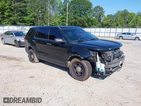 2017 Ford Police Interceptor Utility z VIN 1FM5K8AT9HGC90227, wystawiony jako IAAI lot #42621913 z przebiegiem 144 480 mil mil oraz . Historia ofert i sprzedaży dostępna na DreamBid. Obrazek 1.