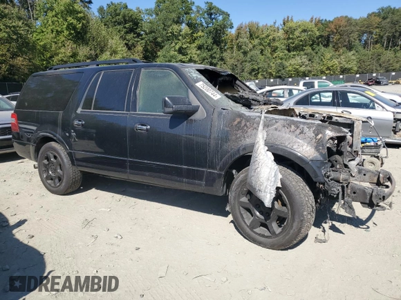 2013 Ford Expedition EL Limited with VIN 1FMJK2A54DEF19271, listed as a Copart auction lot 75200744 with Not Provided miles and Salvage Title. Bid and sale history available at carsss.com. Image 4.