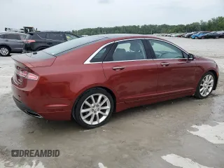 2014 Lincoln MKZ with VIN 3LN6L2G98ER829998, listed as a Copart auction lot 56548145 with 88,050 mi miles and Salvage title. Bid and sale history available at DreamBid. Image 3.