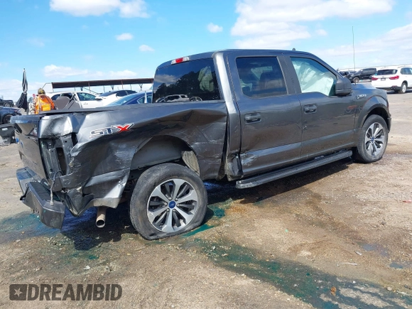 2020 Ford F-150 XL with VIN 1FTEW1CP4LFB98988, listed as a IAAI auction lot 41838314 with 181,711 mi miles. Bid and sale history available at carsss.com. Image 4.