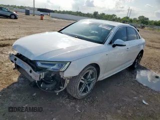 2018 Audi A4 Premium Plus with VIN WAUENAF40JA139187, listed as a Copart auction lot 58525945 with 67,889 mi miles and Salvage title. Bid and sale history available at DreamBid. Image 1.