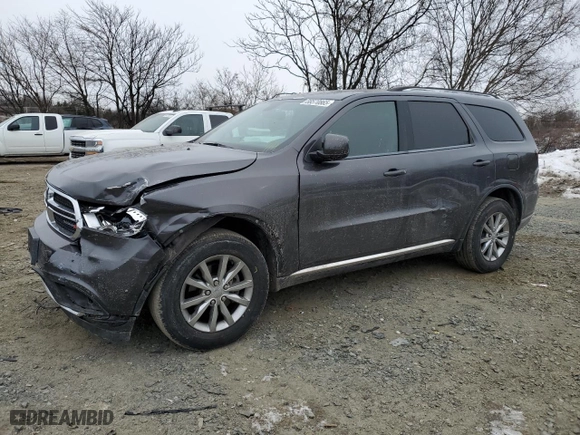 2017 Dodge Durango SXT with VIN 1C4RDJAG1HC817498, listed as a Copart auction lot 88570865 with 53,063 mi miles and Salvage Title. Bid and sale history available at carsss.com. Image 1.