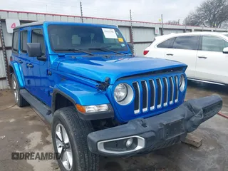 2021 Jeep Wrangler Unlimited Sahara Altitude z VIN 1C4HJXEN2MW783709, wystawiony jako IAAI lot #41633341 z przebiegiem 46 958 mil mil oraz . Historia ofert i sprzedaży dostępna na DreamBid. Obrazek 1.