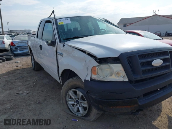 2005 Ford F-150 STX with VIN 1FTRX14W85FB72787, listed as a IAAI auction lot 41702370 with 210,544 mi miles. Bid and sale history available at carsss.com. Image 6.