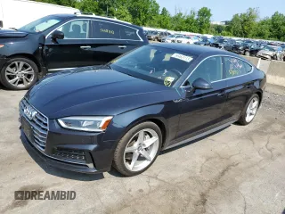 2018 Audi A5 Sportback Premium Plus with VIN WAUENCF52JA074783, listed as a Copart auction lot 56463113 with 60,488 mi miles. Bid and sale history available at carsss.com. Image 1.