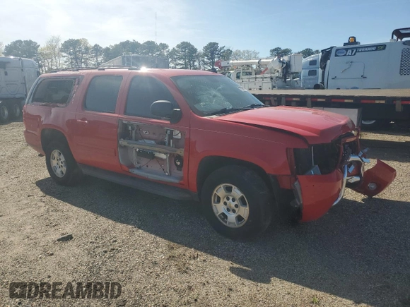 2012 Chevrolet Suburban LS with VIN 1GNSKHE72CR156572, listed as a Copart auction lot 39384824 with 127,865 mi miles and Salvage Title. Bid and sale history available at carsss.com. Image 4.