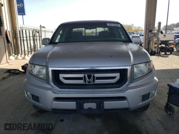 2009 Honda Ridgeline RTS with VIN 2HJYK16409H501164, listed as a Copart auction lot 76712334 with 196,532 mi miles and Clean Title. Bid and sale history available at carsss.com. Image 5.