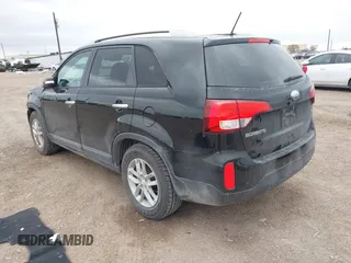 2014 Kia Sorento LX with VIN 5XYKT3A64EG483756, listed as a IAAI auction lot 41472374 with 118,660 mi miles. Bid and sale history available at carsss.com. Image 3.