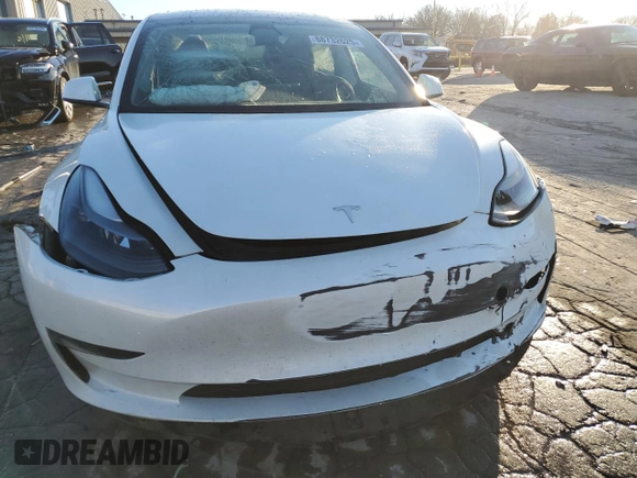 2023 Tesla Model 3 with VIN 5YJ3E1EA8PF548135, listed as a Copart auction lot 88732625 with 33,232 mi miles and Salvage Title. Bid and sale history available at DreamBid. Image 5.