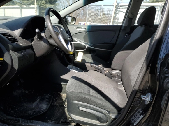 2014 Hyundai Accent GS with VIN KMHCT5AE7EU172209, listed as a Copart auction lot 49806655 with 131,489 mi miles and Salvage Title. Bid and sale history available at carsss.com. Image 7.