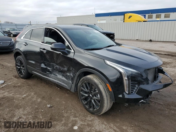 2022 Cadillac XT4 AWD Luxury with VIN 1GYFZBR40NF108540, listed as a Copart auction lot 79168974 with 19,202 mi miles and Salvage Title. Bid and sale history available at carsss.com. Image 4.