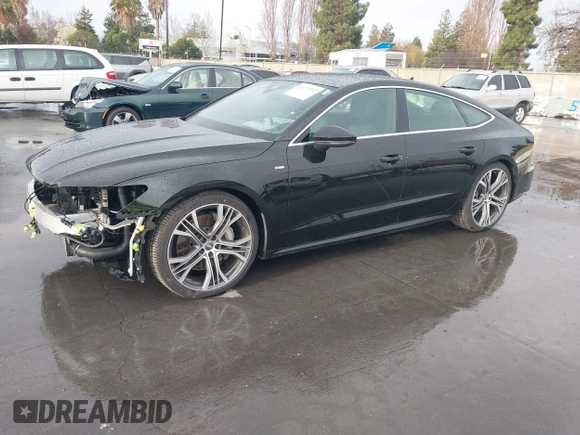 2019 Audi A7 Prestige with VIN WAUV2AF24KN021015, listed as a IAAI auction lot 41479702 with 37,840 mi miles. Bid and sale history available at carsss.com. Image 2.