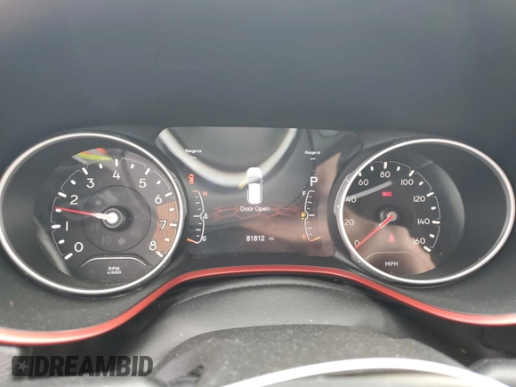 2019 Jeep Compass Trailhawk with VIN 3C4NJDDB0KT775734, listed as a Copart auction lot 50726555 with 81,812 mi miles and Salvage Title. Bid and sale history available at carsss.com. Image 9.