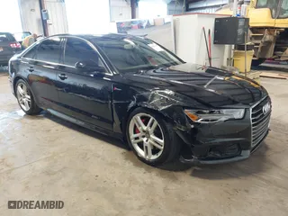 2016 Audi A6 3.0T Premium Plus with VIN WAUFGAFC7GN016512, listed as a IAAI auction lot 41667375 with 74,633 mi miles. Bid and sale history available at carsss.com. Image 1.