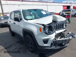 2020 Jeep Renegade Sport z VIN ZACNJBABXLPM07480, wystawiony jako IAAI lot #40174976 z przebiegiem 90 206 mil mil oraz . Historia ofert i sprzedaży dostępna na DreamBid. Obrazek 1.