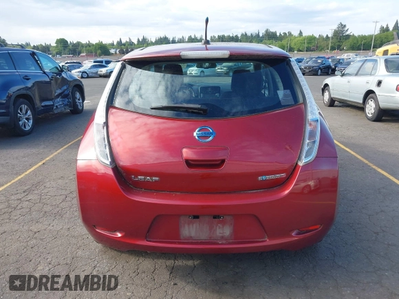 2013 Nissan LEAF SV with VIN 1N4AZ0CP3DC401314, listed as a IAAI auction lot 42201210 with 85,627 mi miles and . Bid and sale history available at DreamBid. Image 16.
