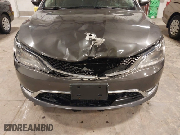 2015 Chrysler 200 C with VIN 1C3CCCEG5FN540181, listed as a IAAI auction lot 41864651 with 165,012 mi miles. Bid and sale history available at carsss.com. Image 6.