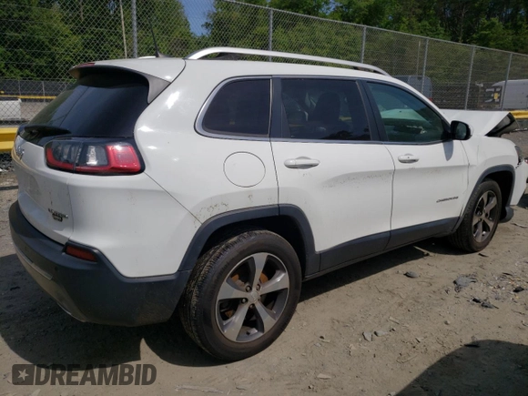 2019 Jeep Cherokee Limited z VIN 1C4PJMDX4KD124441, wystawiony jako Copart lot #56511105 z przebiegiem 73 491 mil mil oraz Szkoda całkowita • Salvage title. Historia ofert i sprzedaży dostępna na DreamBid. Obrazek 3.