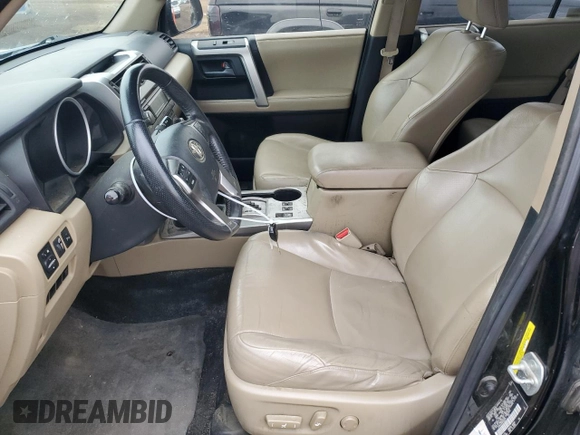 2010 Toyota 4Runner Trail with VIN JTEBU5JR0A5002371, listed as a Copart auction lot 60871795 with 169,676 mi miles and Salvage title. Bid and sale history available at DreamBid. Image 7.