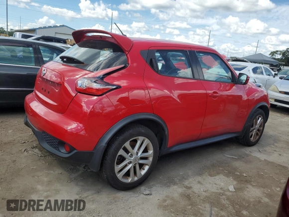 2017 Nissan Juke S with VIN JN8AF5MR6HT703027, listed as a Copart auction lot 43334215 with Not Provided miles and Non Repairable. Bid and sale history available at DreamBid. Image 3.