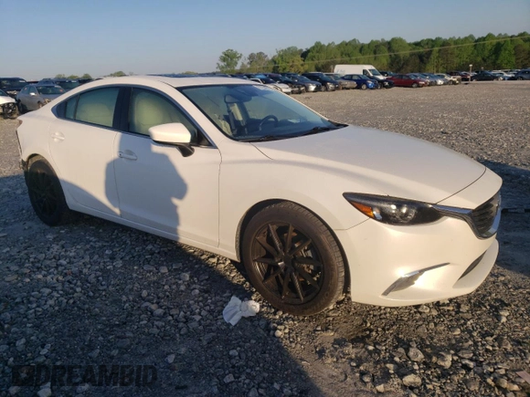2016 Mazda 6 i Grand Touring with VIN JM1GJ1W58G1401658, listed as a Copart auction lot 51254075 with 121,598 mi miles and Salvage Title. Bid and sale history available at DreamBid. Image 4.
