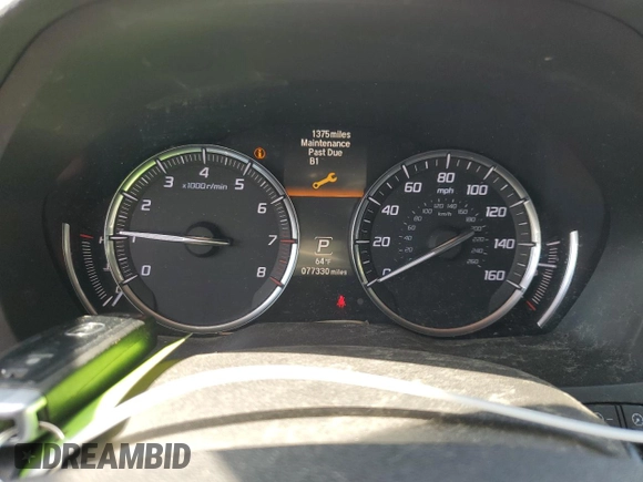 2020 Acura MDX w/Technology Pkg with VIN 5J8YD4H58LL019236, listed as a Copart auction lot 43939565 with 77,330 mi miles and Non Repairable. Bid and sale history available at carsss.com. Image 9.