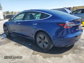 2018 Tesla Model 3 Long Range Battery with VIN 5YJ3E1EA6JF161008, listed as a Copart auction lot 53657495 with 82,446 mi miles and Salvage Title. Bid and sale history available at carsss.com. Image 2.