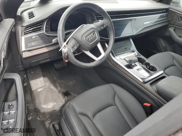 2022 Audi Q8 Prestige with VIN WA1FVBF16ND032453, listed as a Copart auction lot 76310174 with 7,288 mi miles and Non Repairable. Bid and sale history available at carsss.com. Image 8.