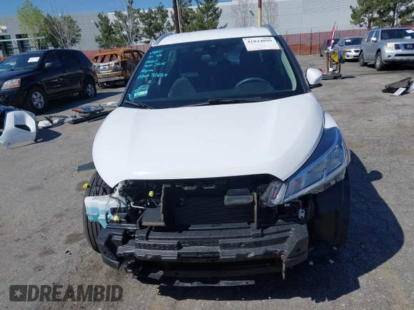 2022 Nissan Kicks SV with VIN 3N1CP5CVXNL496886, listed as a IAAI auction lot 41834899 with 23,395 mi miles and . Bid and sale history available at DreamBid. Image 6.