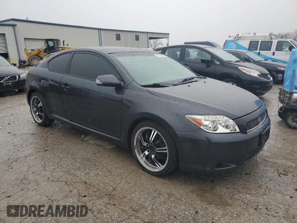 2007 Scion tC Spec with VIN JTKDE177470181120, listed as a Copart auction lot 51754885 with 184,052 mi miles and Salvage Title. Bid and sale history available at carsss.com. Image 4.