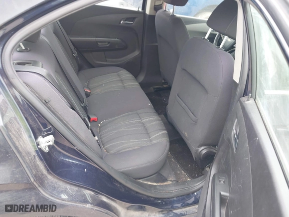 2015 Chevrolet Sonic LT with VIN 1G1JC5SH9F4127898, listed as a IAAI auction lot 41976381 with 148,658 mi miles. Bid and sale history available at carsss.com. Image 8.